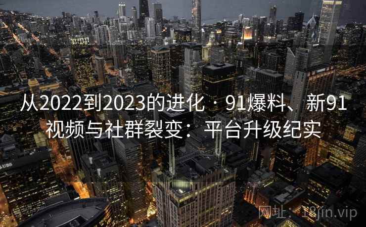 从2022到2023的进化 · 91爆料、新91视频与社群裂变：平台升级纪实
