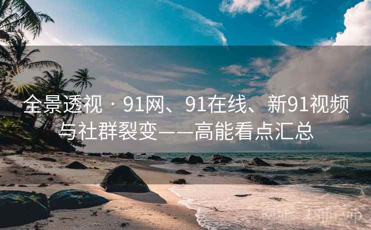 全景透视 · 91网、91在线、新91视频与社群裂变——高能看点汇总