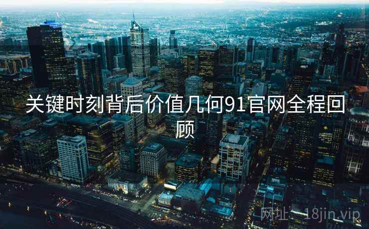关键时刻背后价值几何91官网全程回顾