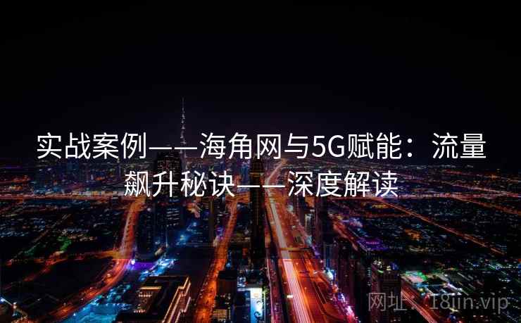 实战案例——海角网与5G赋能：流量飙升秘诀——深度解读