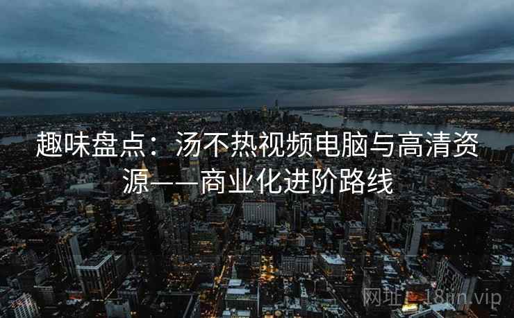趣味盘点：汤不热视频电脑与高清资源——商业化进阶路线