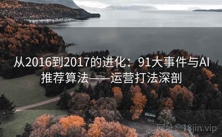 从2016到2017的进化：91大事件与AI推荐算法——运营打法深剖