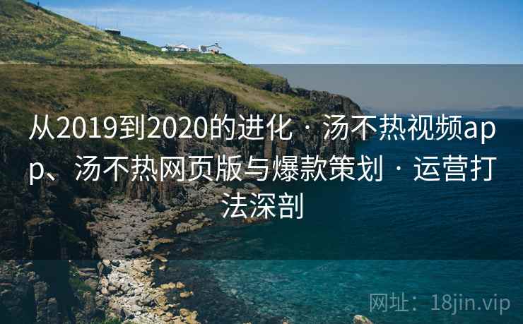 从2019到2020的进化 · 汤不热视频app、汤不热网页版与爆款策划 · 运营打法深剖