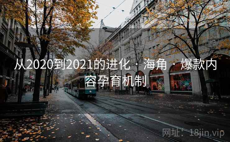 从2020到2021的进化 · 海角 · 爆款内容孕育机制